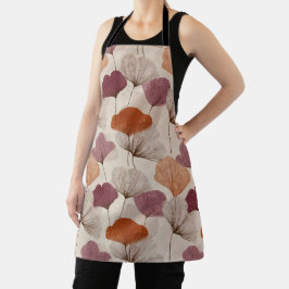 Moderne Frühlings-Botanik-Blumen-All-Over-Print-Sc Schürze