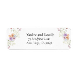 Moderne Frühlingshochzeit mit Wildblumen