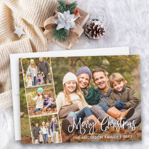 Moderne Fun Calligrafie Frohe Weihnachten 4 Foto
