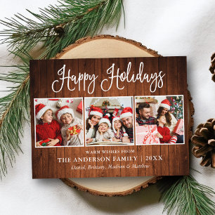 Moderne Fun Kalligraphie 3 Fotos Wohn-Urlaub Postkarte