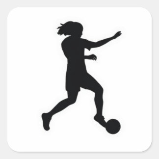 Moderne Fußball-Meisterschaftsabzeichen Sportaufkl Quadratischer Aufkleber