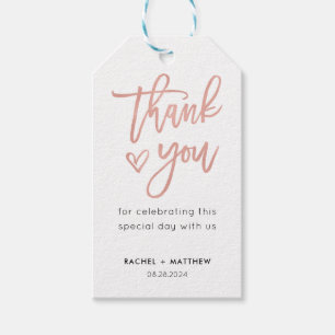 Moderne Gastgeschenk Hochzeit-Tags für Märchenkall Geschenkanhänger