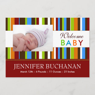 Moderne Geburtsankündigung Ankündigung