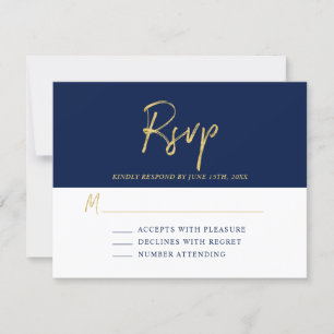 Moderne Geburtstags-RSVP-Einlegekarte RSVP Karte