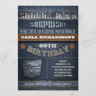 Moderne Geburtstagsparty Einladung