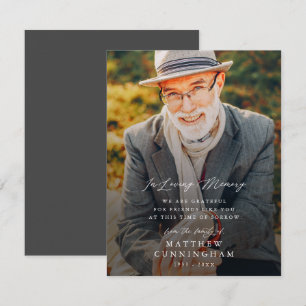 Moderne Gedächtnisfotokarte