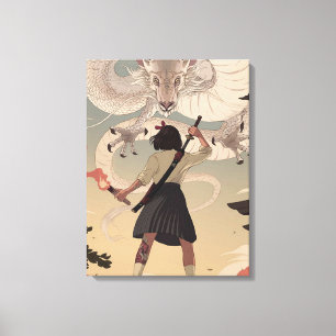 Moderne gedämpfte Salbeigrüne geometrische abstrak Leinwanddruck