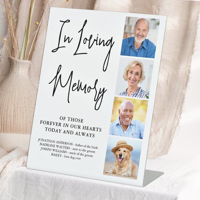 Moderne Gedenkstätte für Hochzeiten Personalisiert Sockelschild (Von Creator hochgeladen)