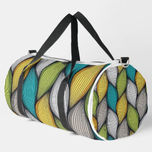 Moderne geflochtene Strickerei  Duffle Bag