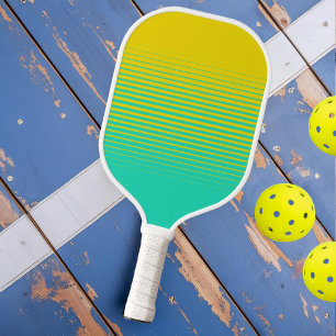 Moderne gelbe Aquamarine Sportarten Vollblut Pickleball Schläger