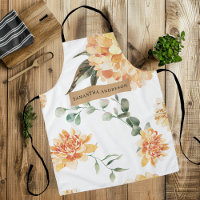 Moderne gelbe Blumen & Kraft Personalisiertes Gesc