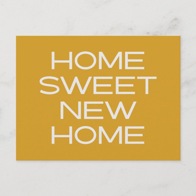 Moderne gelbe Einzigartigkeit einfach haben wir ne Postkarte (Vorderseite)