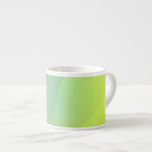 Moderne gelbe geometrische Abstufung Espressotasse