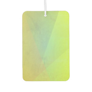 Moderne gelbe geometrische Gradation Autolufterfrischer