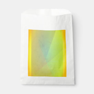 Moderne gelbe geometrische Gradation Geschenktütchen