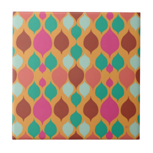 Moderne gelbe geometrische Mittelachse Fliese