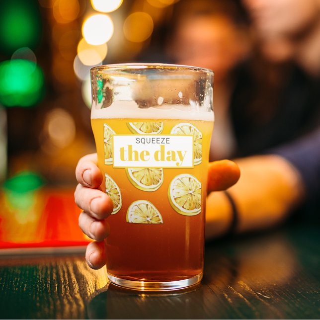 Moderne gelbe Zitronen Muster & drücken Sie den Ta Glas (Von Creator hochgeladen)