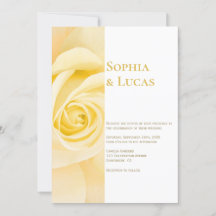 Moderne Gelbrosenhochzeit