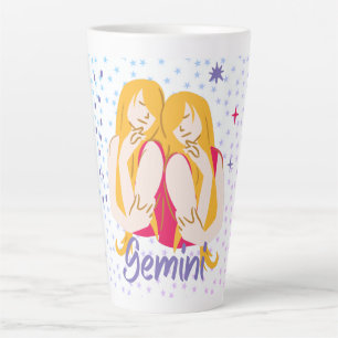 Moderne Gemini Twins Zodiac Milchtasse