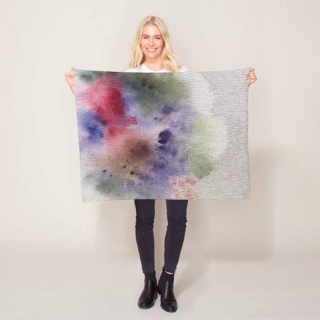 Moderne gemütliche Wurfdecke Fleecedecke (Beispiel)