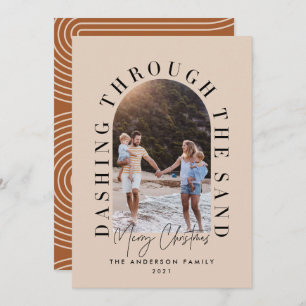 Moderne geo-Weihnachten im Sand