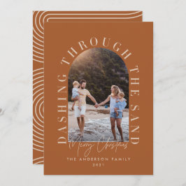 Moderne geo-Weihnachten im Sand