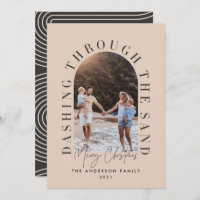 Moderne geo-Weihnachten im Sand