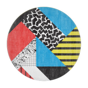 Moderne Geometrie: Abstrakter Nahtloser Stil Schneidebrett