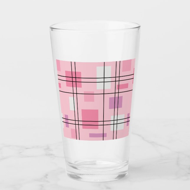 Moderne Geometrie des Mittelzentrums 13 Glas (Vorderseite)