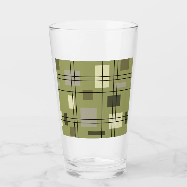 Moderne Geometrie des Mittelzentrums 18 Glas (Vorderseite)