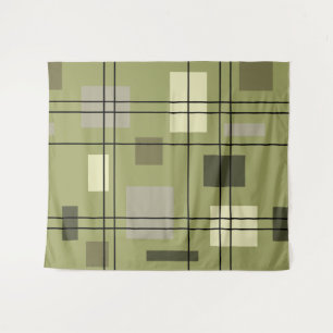 Moderne Geometrie des Mittelzentrums 18 Wandteppich