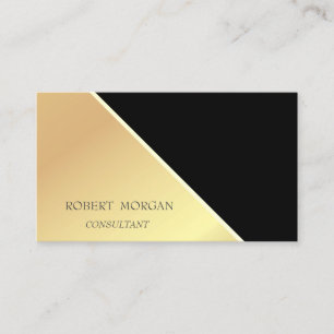 Moderne Geometrie, Elegant, Gold Visitenkarte