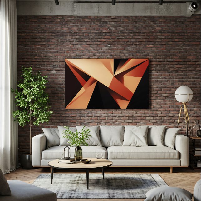 Moderne Geometrie - moderne Abstraktion Leinwanddruck (Von Creator hochgeladen)