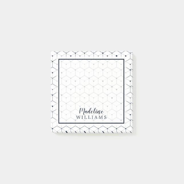 Moderne Geometrie Post-it Klebezettel (Vorderseite)