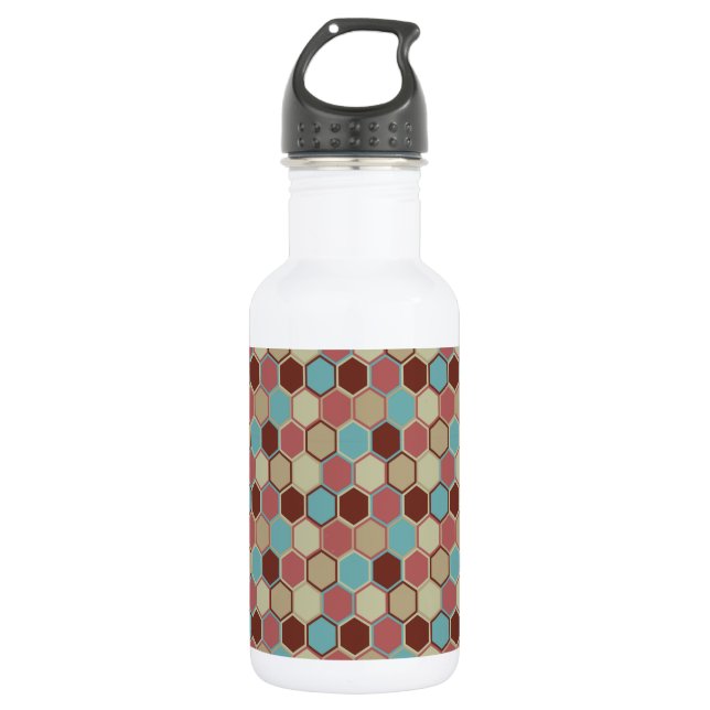 Moderne Geometrie Trinkflasche (Vorderseite)