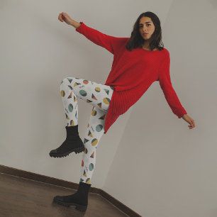 Moderne Geometrien Capri Leggings