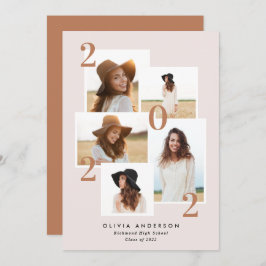 Moderne, geometrisch geometrische Terrakotta mit m Ankündigung