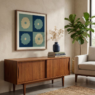 Moderne geometrische abstrakte Boho-Formen aus der Poster