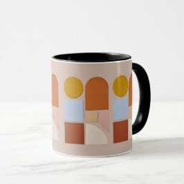 Moderne geometrische abstrakte Kaffeetasse