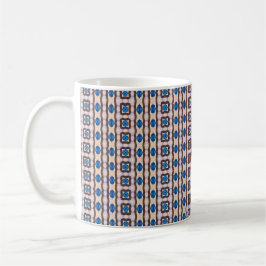 Moderne geometrische abstrakte Mosaikmuster 1298 Kaffeetasse