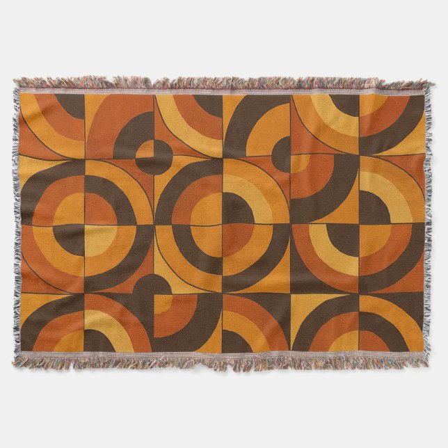 Moderne geometrische abstrakte Muster der Mitte de Decke (Vorderseite)