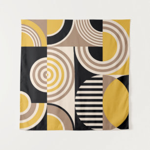 Moderne geometrische abstrakte Muster. Vintage-Des Wandteppich