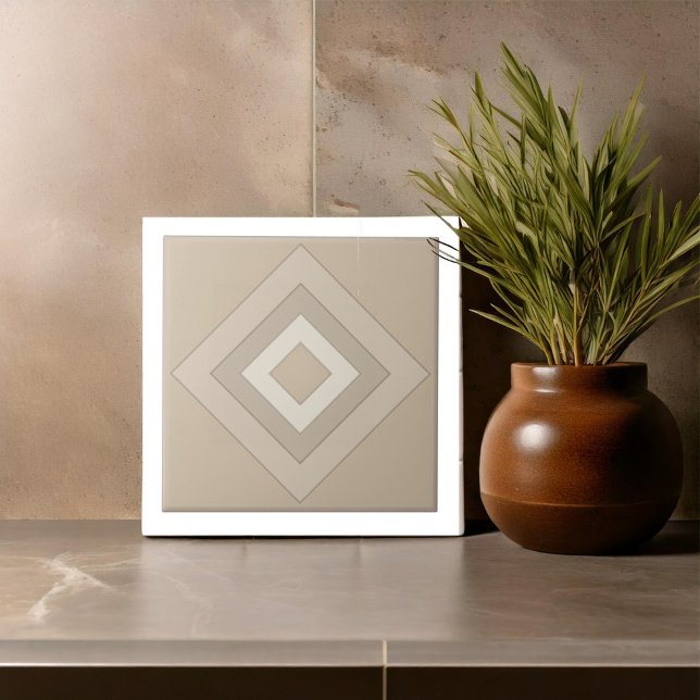 Moderne geometrische abstrakte Pat#12 Kamel ID1192 Fliese (Von Creator hochgeladen)