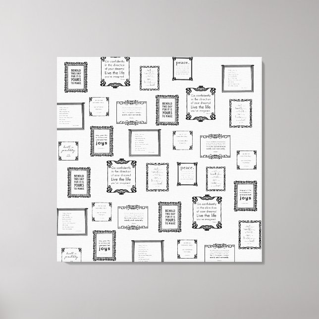 Moderne geometrische Abstrakte Tagesspass-Gerahmte Leinwanddruck (Vorderseite)