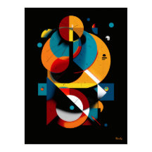 Moderne geometrische Abstraktion – Bauhaus-Orbit