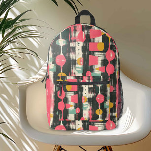 Moderne geometrische Abstraktion des Mittelalters Bedruckter Rucksack