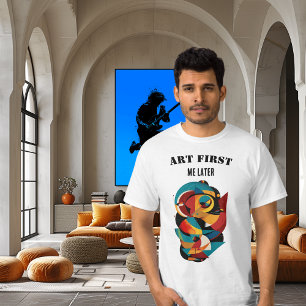 Moderne geometrische Abstraktion für leidenschaftl T-Shirt