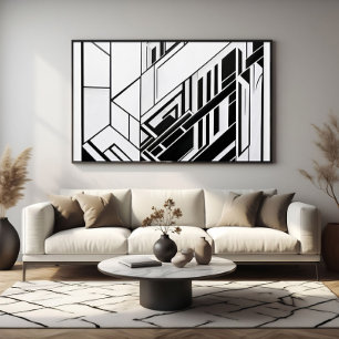 Moderne geometrische Abstraktion Poster
