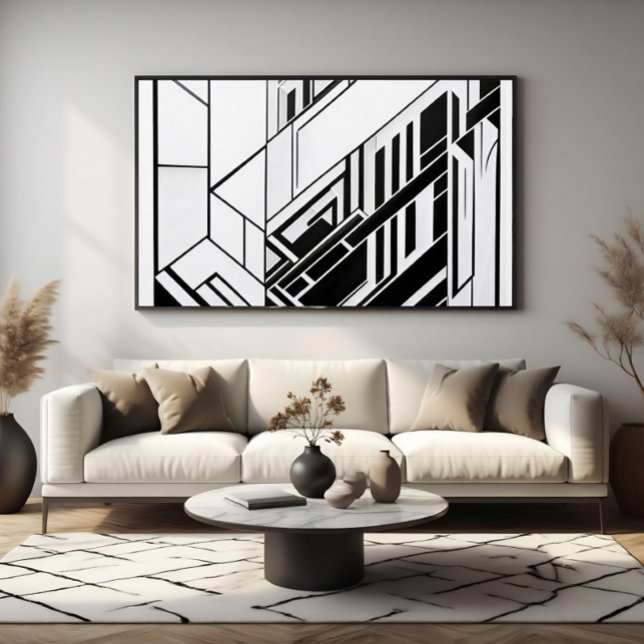 Moderne geometrische Abstraktion Poster (Von Creator hochgeladen)