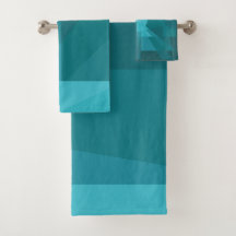 Moderne geometrische aquamarine Farbe